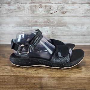 Merrell Women's Bravada Black Backstrap Sport Sandals Adjustable Size 9